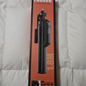 Black Selfie Stick with One Click Pop-Up